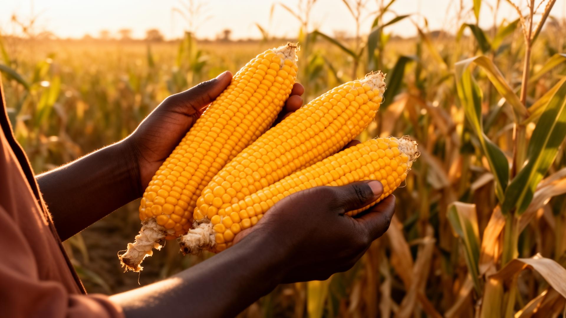 Maize harvest in Ghana