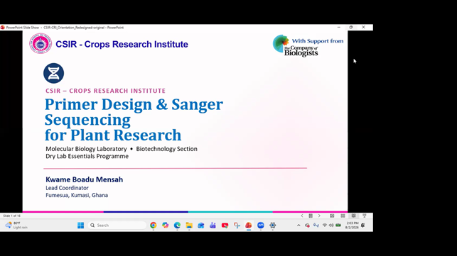 CSIR-CRI TRAINS OVER 100 RESEARCHERS ACROSS AFRICA IN DRY LAB ESSENTIALS